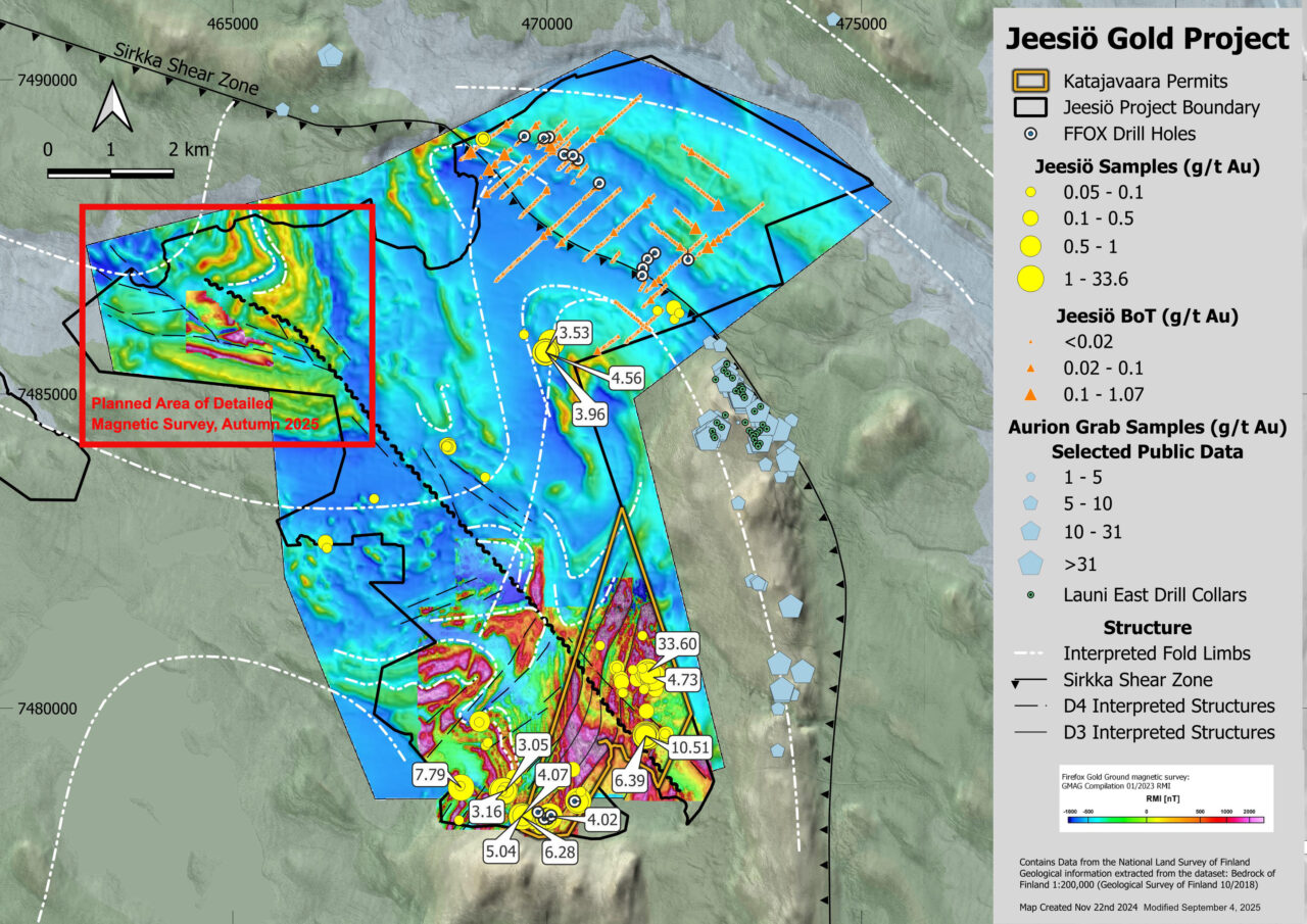 Jeesio Mag Survey Location September 2024