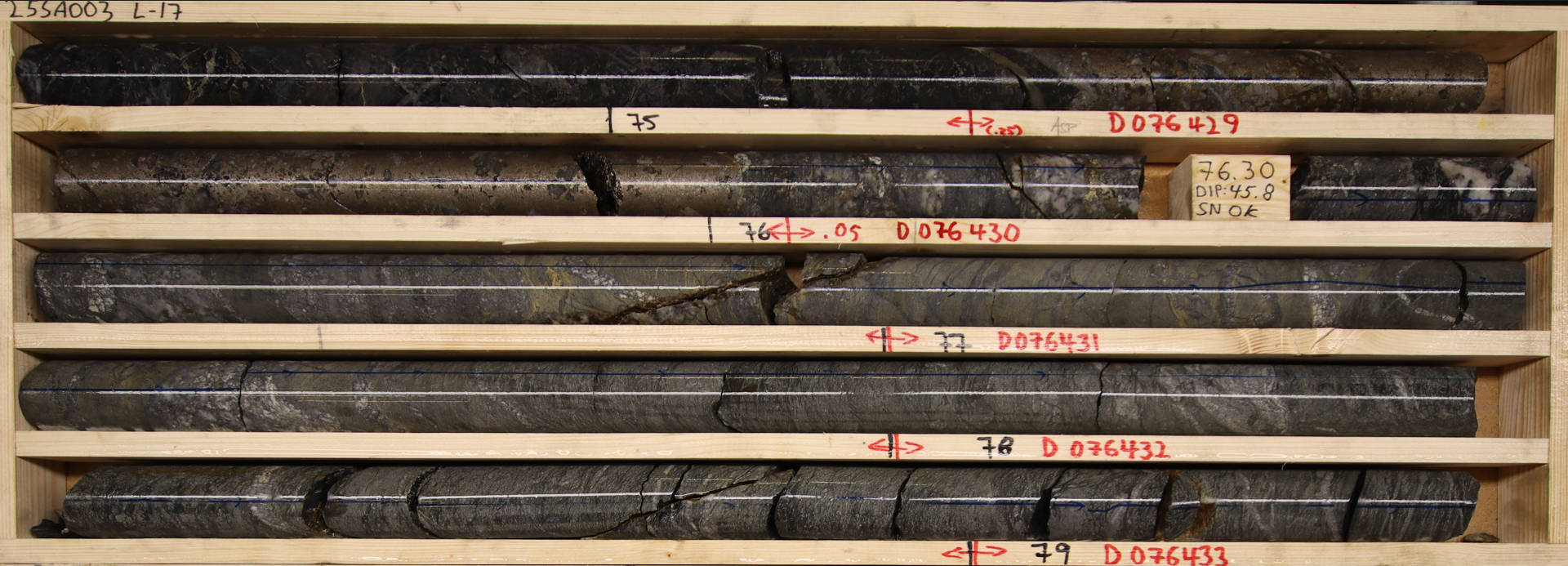 25sa003 Massive Sulphides Interval