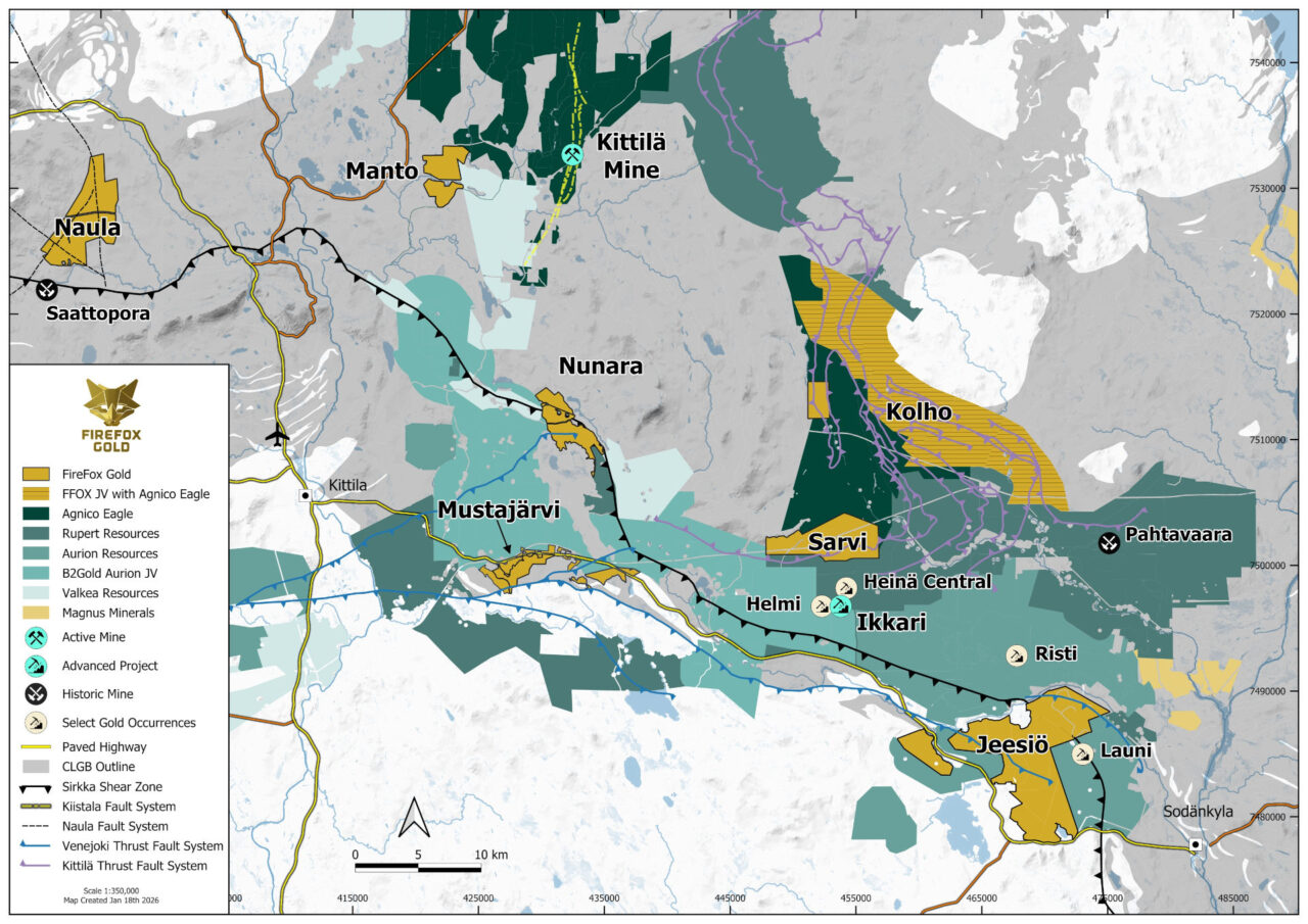 New Regional Belt Map & Structures Jan 18 2026